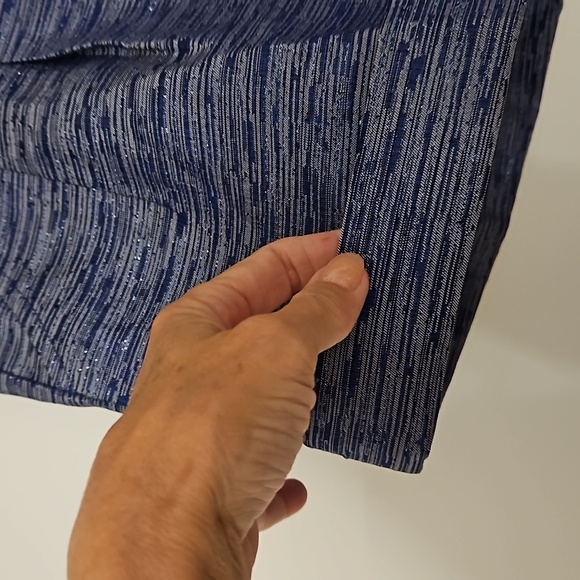 PARAELLA Silver blue metallic shorts sz 2 EUC - Picture 3 of 7